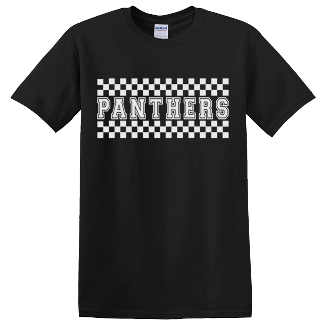 Panthers Checkerboard Tee